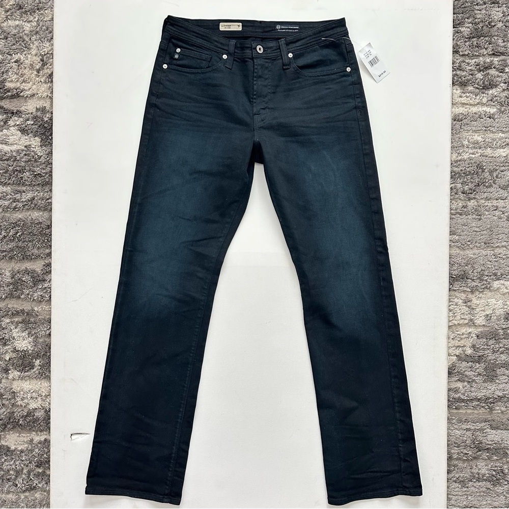 Ag Adriano Goldschmied Dark Blue Straight Jeans Size 32